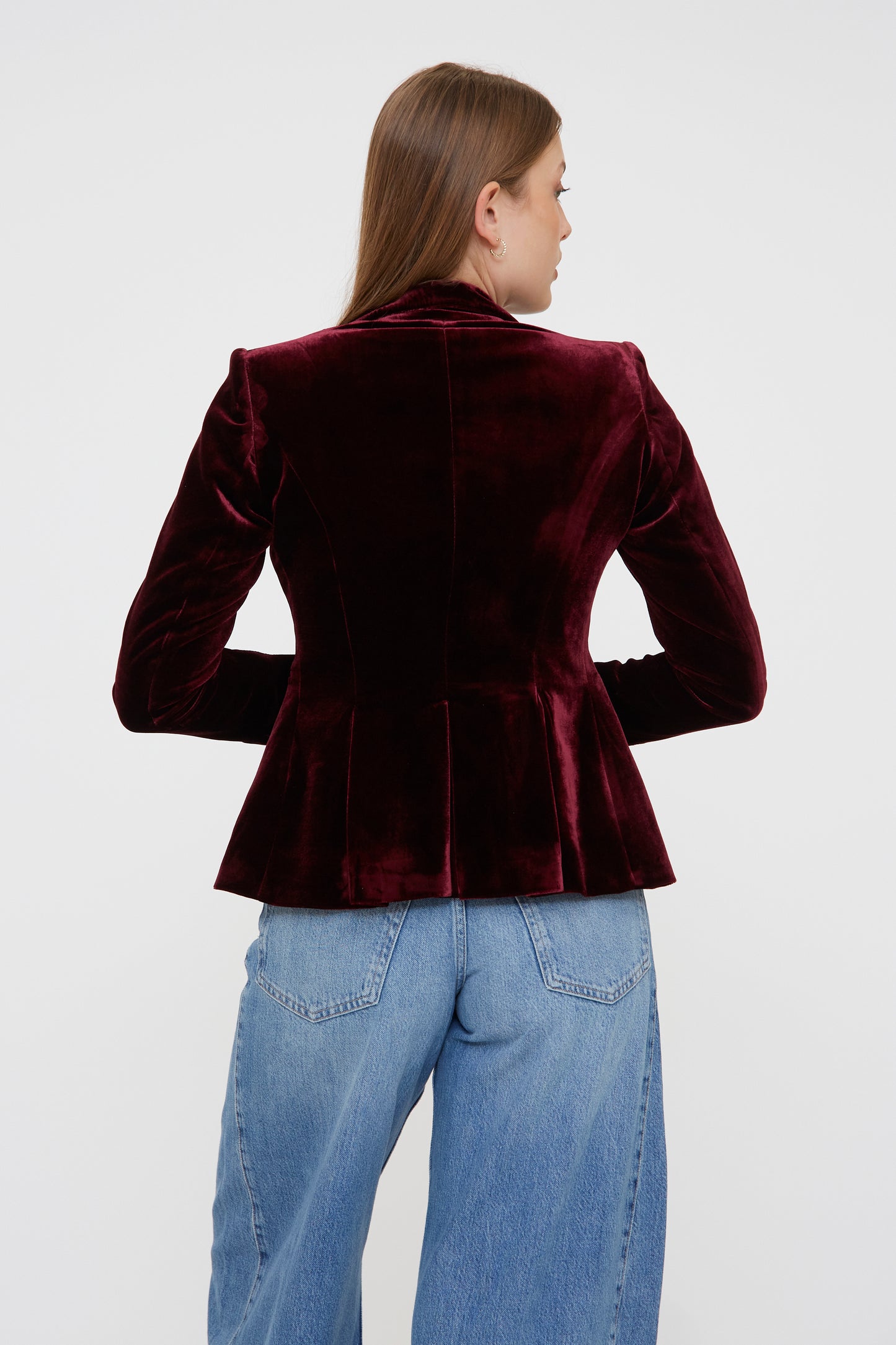 CHAQUETA TERCIOPELO GRANATE | COMING SOON
