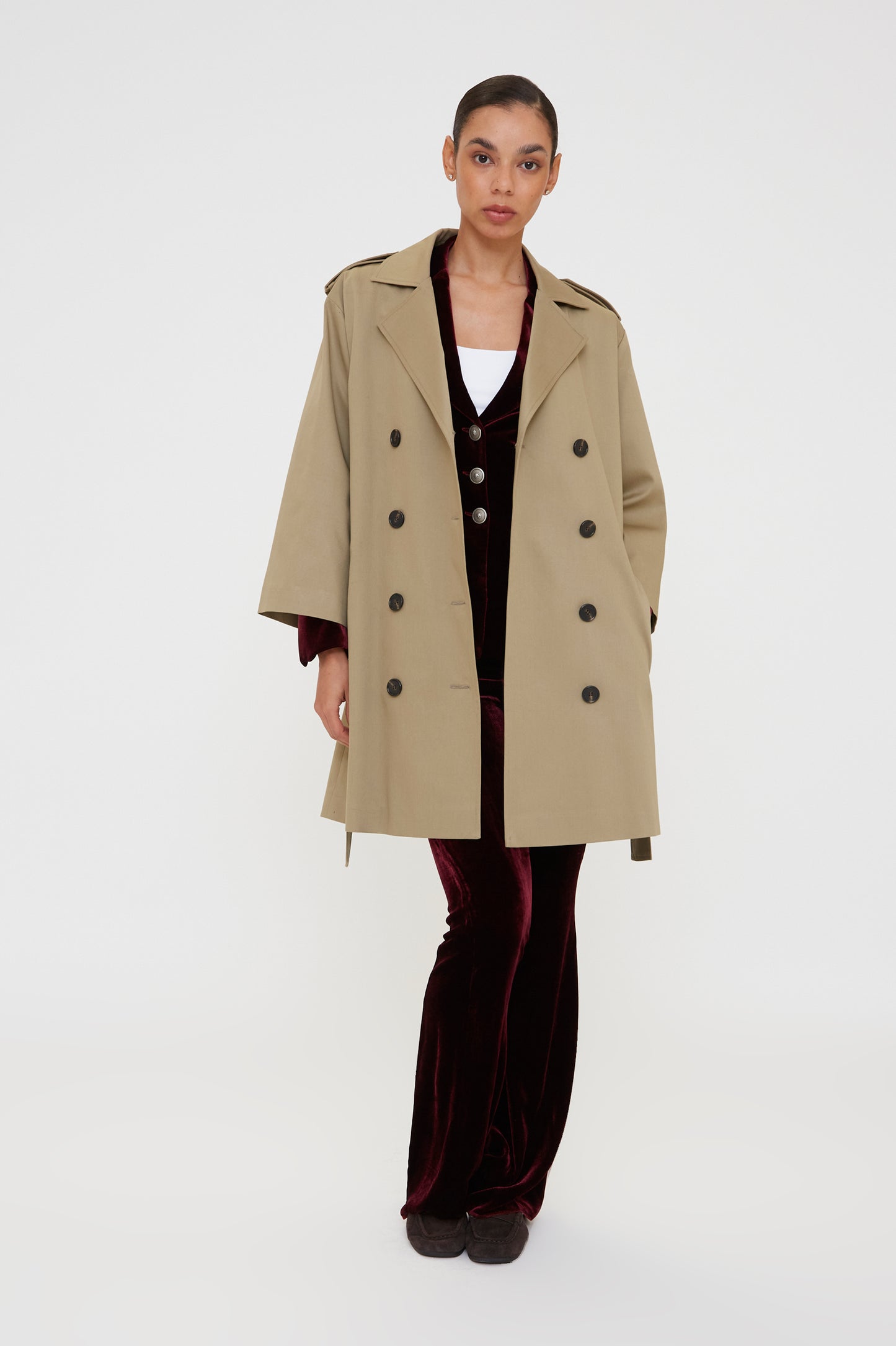 GABARDINA CAMEL