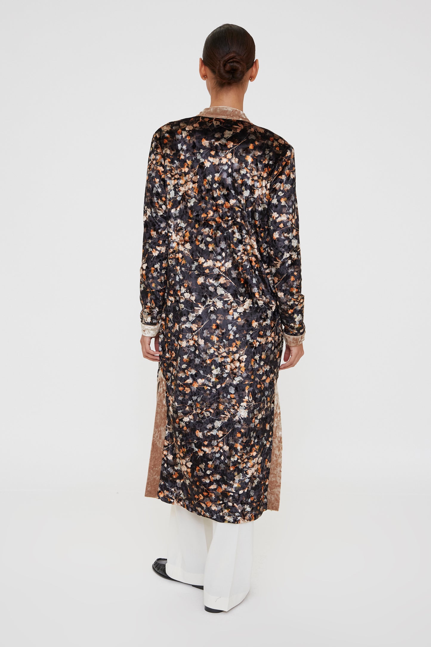 KIMONO DE TERCIOPELO NEGRO