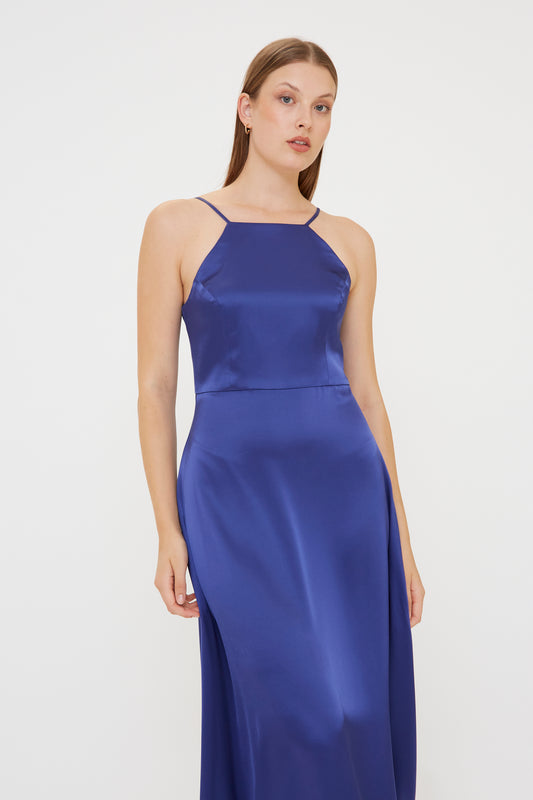 VESTIDO ORQUÍDEA AZUL