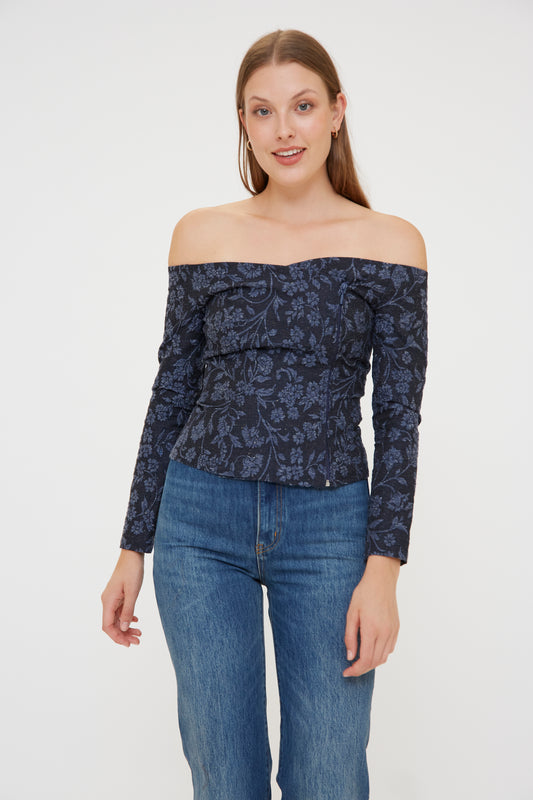TOP SOFÍA JACQUARD