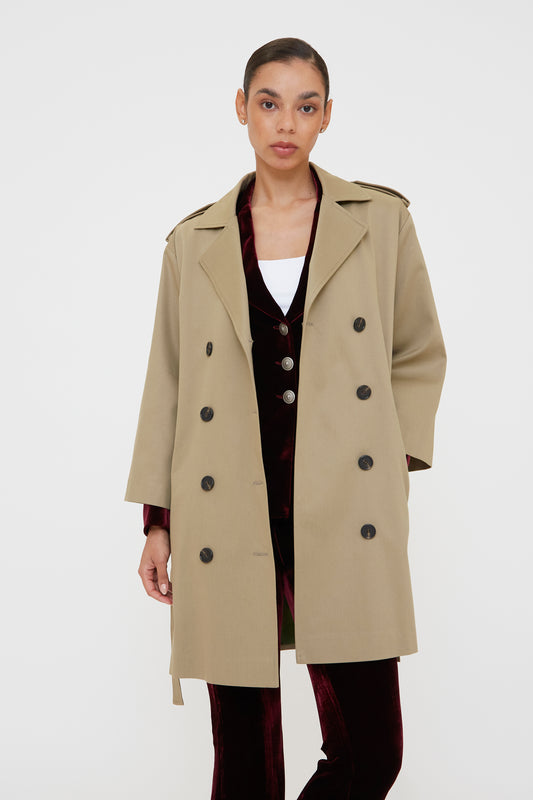 GABARDINA CAMEL